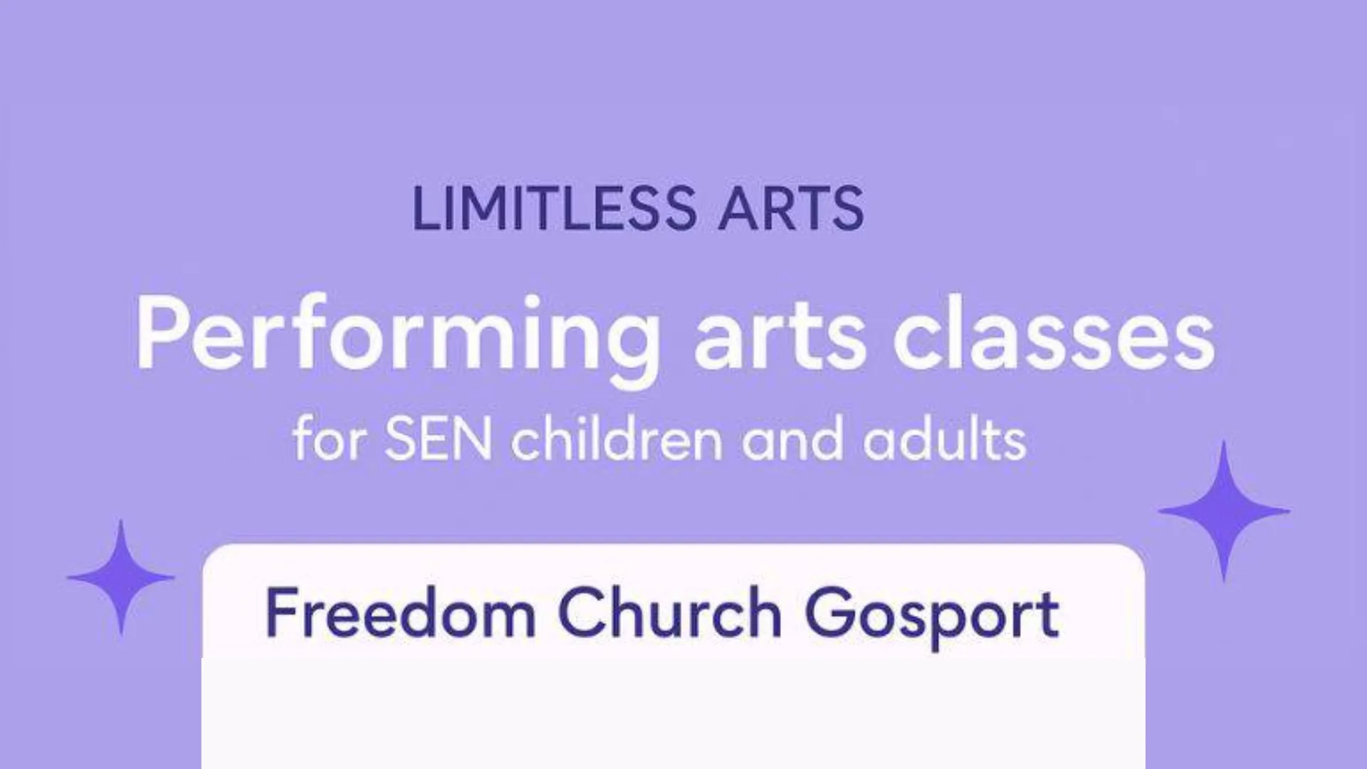 Limitless Arts Banner